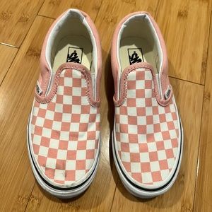 Vans checkerboard kids size 2